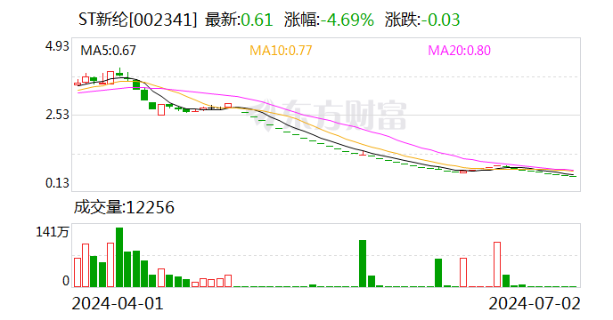 ST新纶：深交所拟决定终止公司股票上市交易  第1张