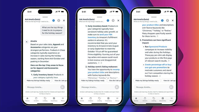 亚马逊发力电商AI，推出第三方卖家助手Amelia