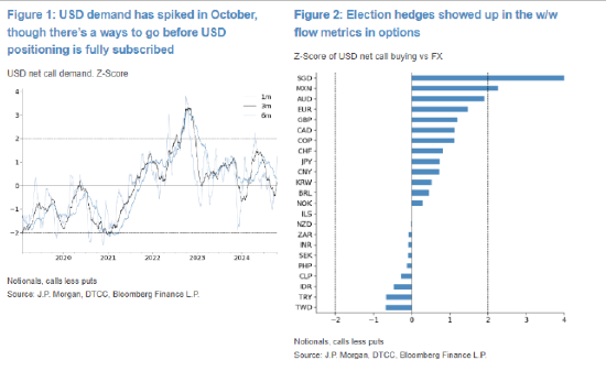 摩根大通数据显示：随着美国大选临近美元需求激增  第1张